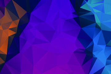 Obraz premium Abstract Color Polygon Background Design, Abstract Geometric Origami Style With Gradient. Presentation,Website, Backdrop, Cover,Banner,Pattern Template