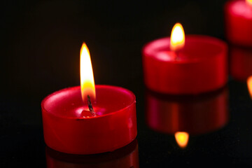 happy diwali or happy deepavali greeting card made using a photograph of diya or oil lamp