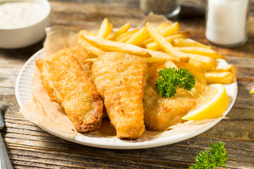 Homemade British Fish and Chips