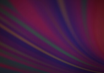 Fototapeta premium Dark Purple vector blurred bright template.