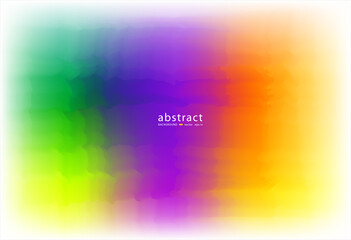 Abstract blurred gradient mesh background bright rainbow colors. Colorful smooth soft banner template. vector illustration