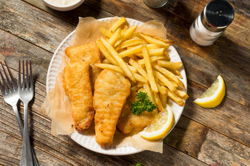 Homemade British Fish and Chips