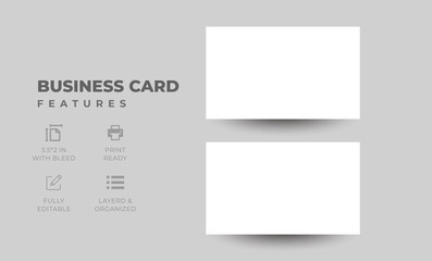 Business card mock up template	