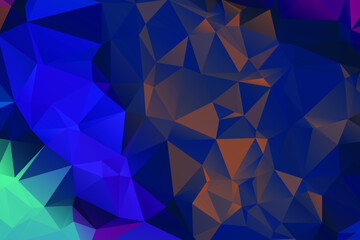 Fototapeta premium Abstract Color Polygon Background Design, Abstract Geometric Origami Style With Gradient. Presentation,Website, Backdrop, Cover,Banner,Pattern Template