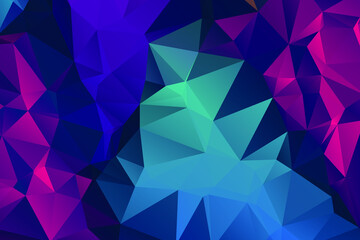 Obraz premium Abstract Color Polygon Background Design, Abstract Geometric Origami Style With Gradient. Presentation,Website, Backdrop, Cover,Banner,Pattern Template
