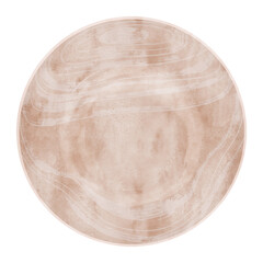 木皿の水彩風手描きイラスト