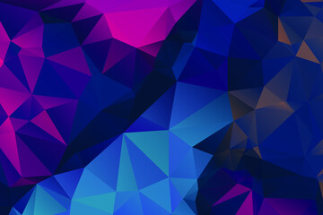 Fototapeta premium Abstract Color Polygon Background Design, Abstract Geometric Origami Style With Gradient. Presentation,Website, Backdrop, Cover,Banner,Pattern Template