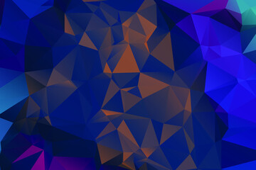 Abstract Color Polygon Background Design, Abstract Geometric Origami Style With Gradient. Presentation,Website, Backdrop, Cover,Banner,Pattern Template