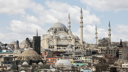 Fototapeta na wymiar The Blue Mosque in Istanbul, Turkey.