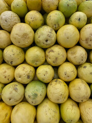Group of passion fruits in Brazil