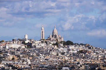 Fototapeta premium Montmartre mit Sacre-Coeur, Paris