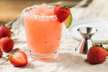 Boozy Refreshing Tequila Strawberry Margarita
