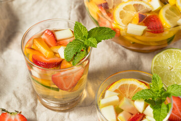 Boozy Refreshing White Wine Sangria