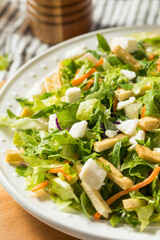 Healthy Greek Balsamic Romaine Salad