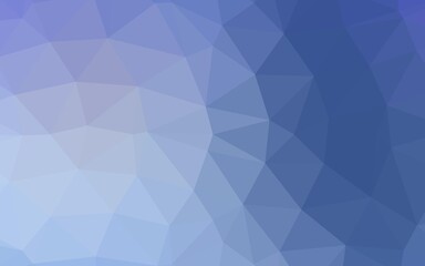 Light BLUE vector shining triangular pattern.