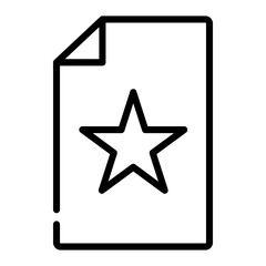 Fototapeta premium Pixel perfect star wishlist line icon. Vector illustration