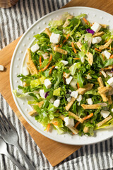 Healthy Greek Balsamic Romaine Salad