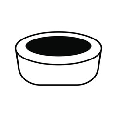 Ashtray Icon, Cigarette Ashtray Vector Illustration. eps 10