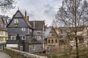 Historical houses in Wetzlar, Germany