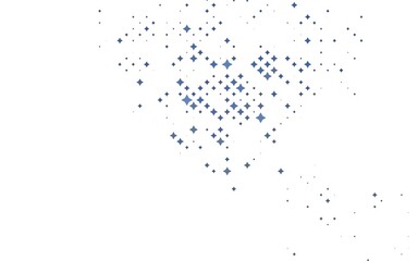 Light BLUE vector background with colored stars.