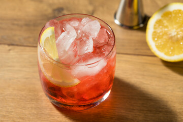 Boozy Refreshing Campari Spritz Cocktail