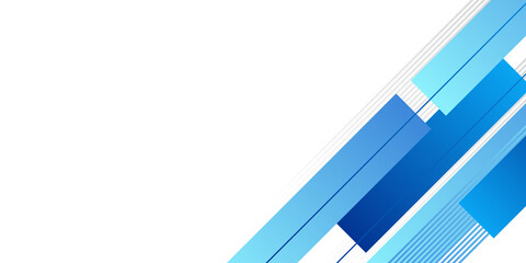 Modern business blue white abstract background with corporate concept