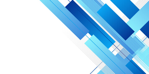 Modern blue white abstract presentation background with business and corporate concept