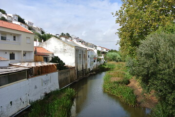 Fototapeta na wymiar Aljezur Altstadt Fluss