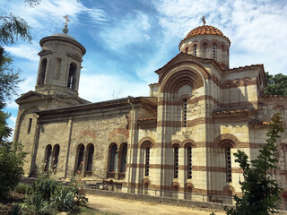 Fototapeta na wymiar The Church of St. John the Baptist in Kerch, Crimea