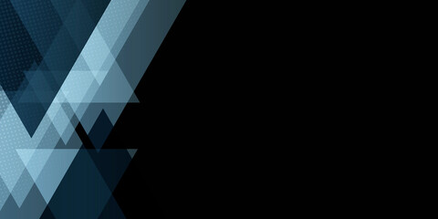 Modern blue black green abstract presentation background with triangle and business concept. Vector illustration design for presentation, banner, cover, web, flyer, card, poster, game, texture, slide