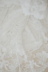 Dentelle de la robe de mariée