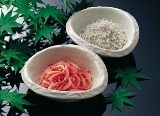 釜揚げ,しらすと桜えび