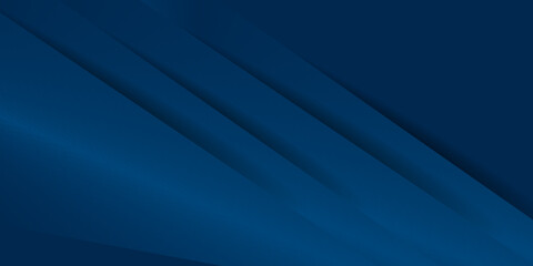 Obraz premium Modern dark blue abstract background with 3D overlap layer and shiny triangle