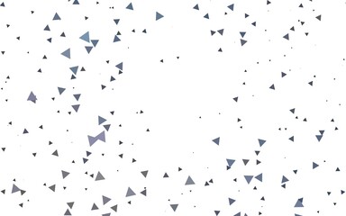 Light Black vector cover in polygonal style.