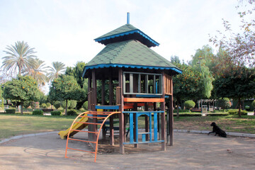 children's playground in the park