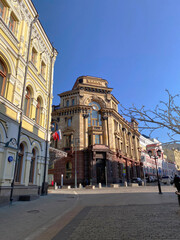 Moscow, Russia / February, 2020: Moscow International Commercial Bank, 1890s, founded by Polyakov