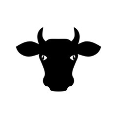 Cow Head Silhouette icon