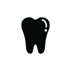 Tooth Icon. Isolated against a white background. eps 10