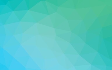 Light Blue, Green vector low poly layout.