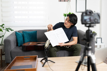Music teacher and blogger talking about music