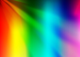Light Multicolor, Rainbow vector bokeh template.