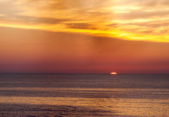 The Last Sunlight in Boston Area