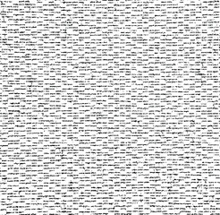 Rough, irregular texture composed of monochrome geometric elements. Overlay distressed grunge background. Abstract vector illustration. Isolated on white background. EPS10