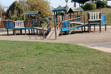 children's playground in the park