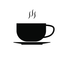 Quick coffee cup icon. Get rid of the coffee cup icon. Vector illustration of a disposable cup. Coffee icon with a white background. eps 10