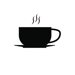 Quick coffee cup icon. Get rid of the coffee cup icon. Vector illustration of a disposable cup. Coffee icon with a white background. eps 10