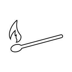 fire lighter icon vector sign isolated on white background. fire lighter symbol template color editable. eps 10