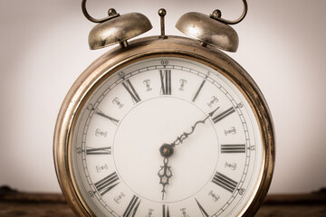 Vintage Metal Alarm Clock