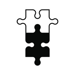 puzzle icon vector design template