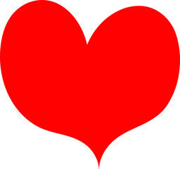 The red heart is a symbol of love and faith. Valentine's day splash template, romantic stylish design.
